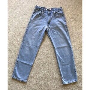 Vintage Levis 550 Jeans Mens 33x32 Blue Relaxed Fit Straight Leg Light Denim